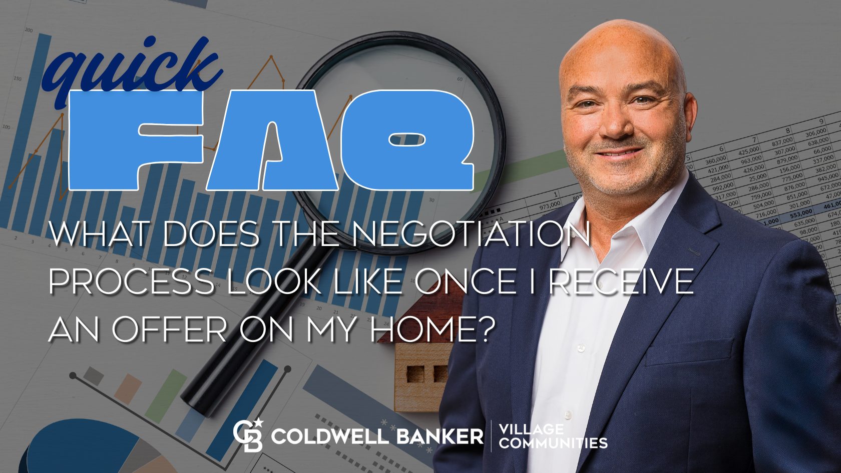 Craig Melton real estate FAQ graphic explaining the negotiation process once a seller receives an offer on their home